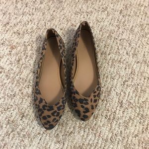 Old Navy Leopard Flats - Sz 8